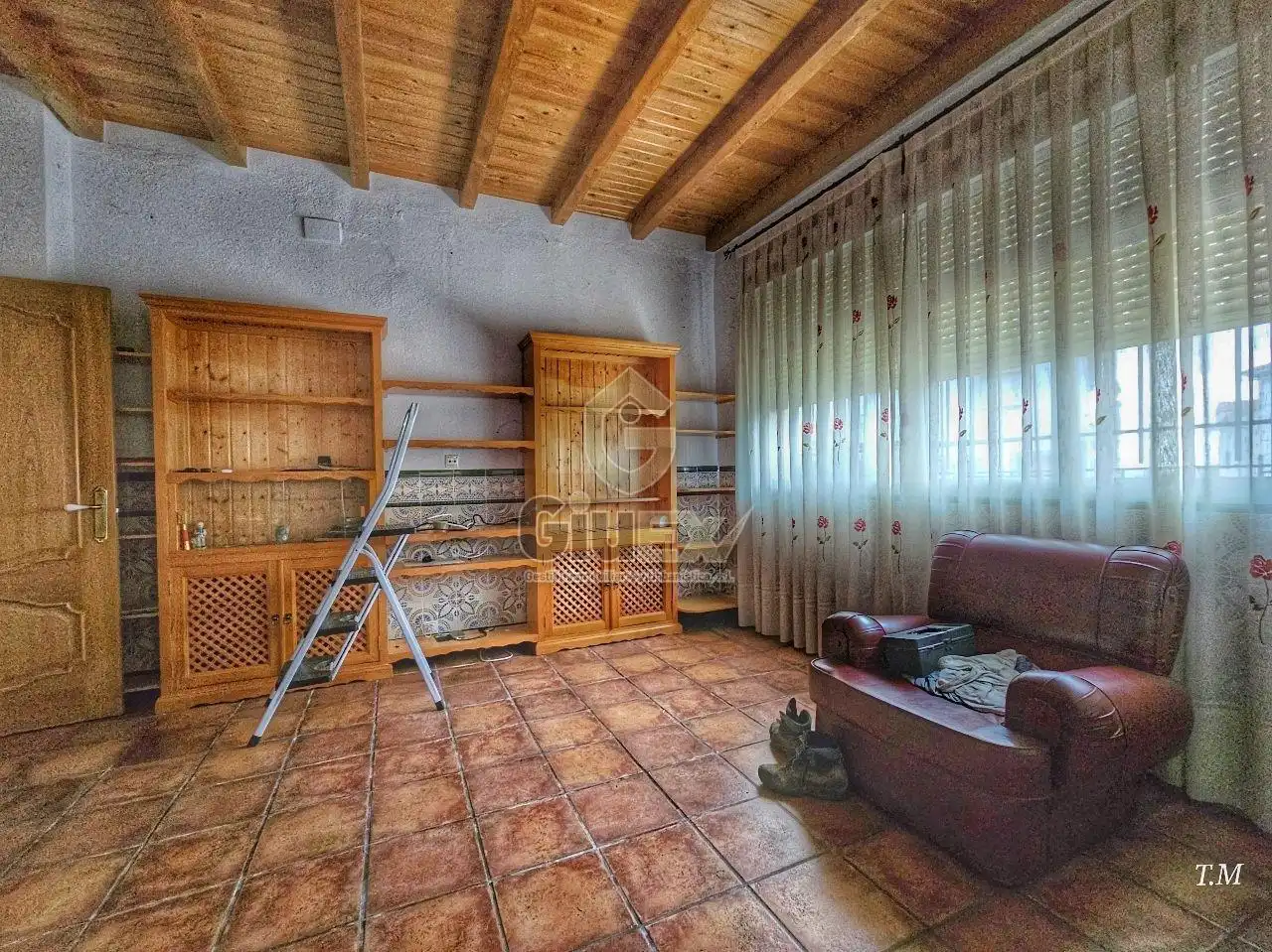 Living room of Houses for sale in Perales del Puerto  with Heating, Private garden and Terrace