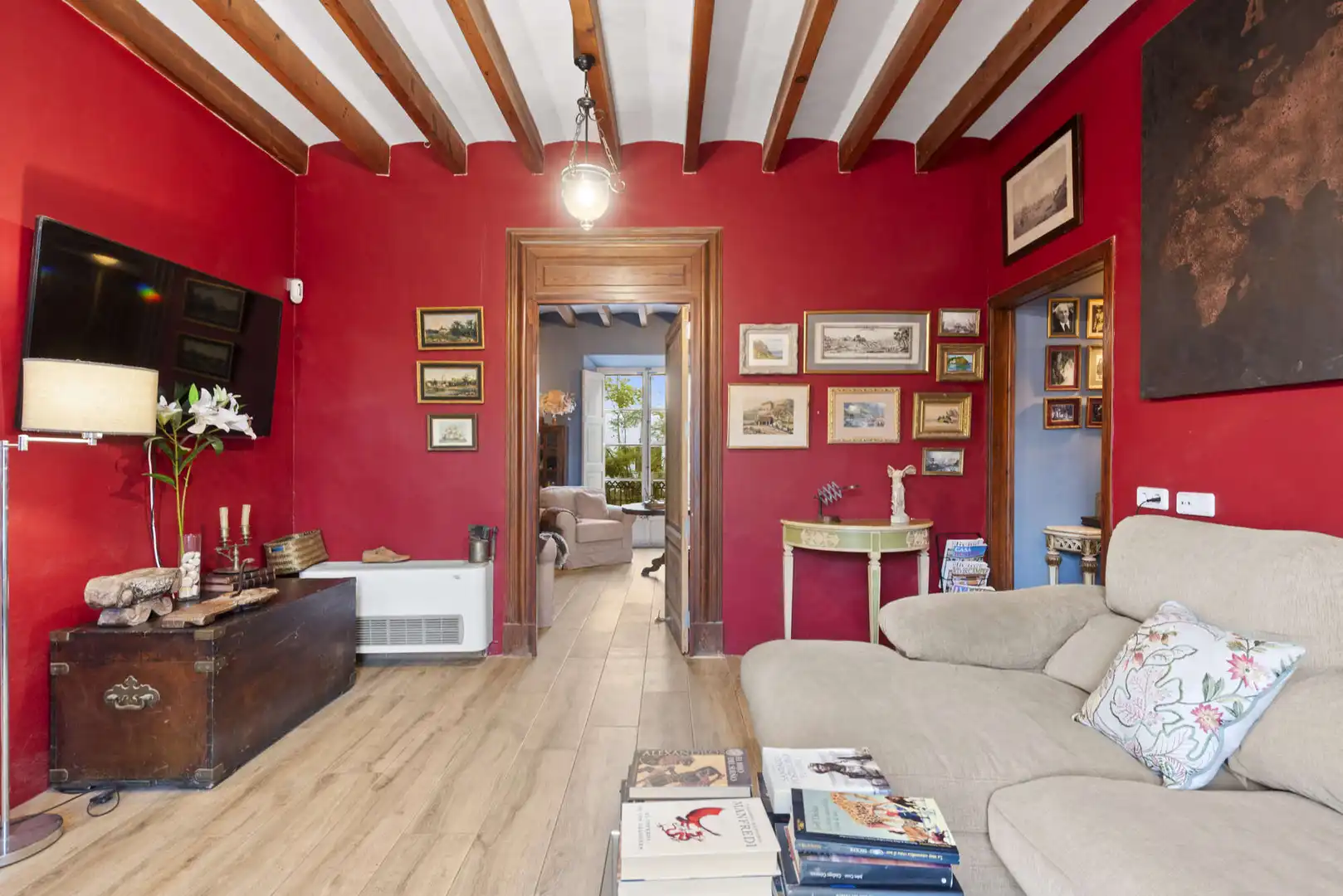 Sala de estar de Casa o chalet en venta en  Palma de Mallorca con Aire acondicionado, Terraza y Amueblado