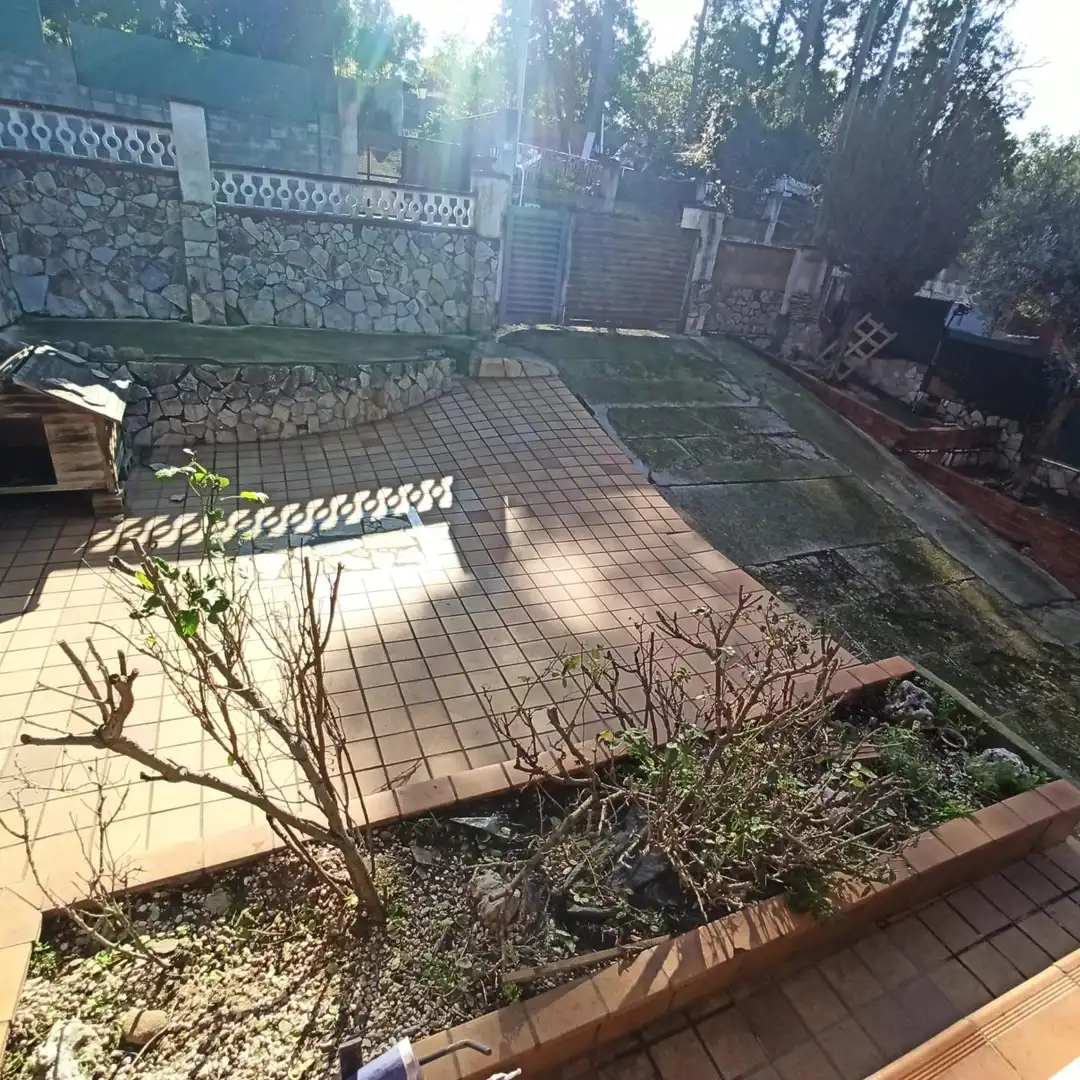 Garden of Detached homes for sale in Maçanet de la Selva  with Air Conditioner, Terrace and Swimming Pool