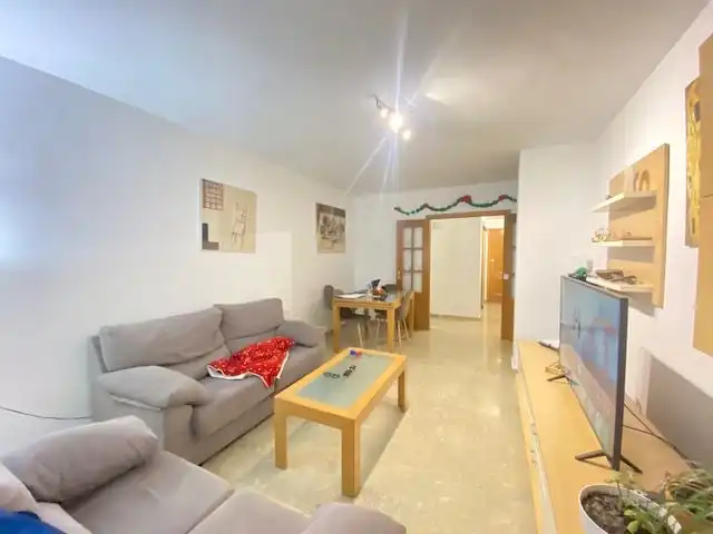 Sala de estar de Piso en venta en Badajoz con Calefacción, Trastero y Amueblado