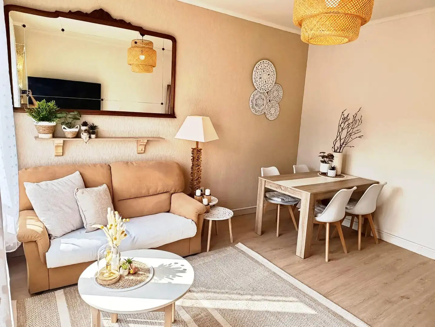 Living room of Flat for sale in Langreo  with Heating, Storage room and Furnished