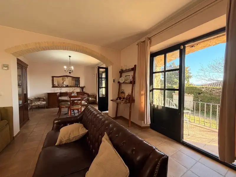 Sala de estar de Casa o chalet en venta en Garrigoles con Jardín privado, Terraza y Trastero
