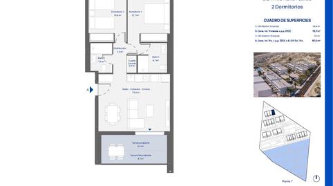 Photo 2 from new construction home in Flat for sale in Resistiré  Parcela L  Pp Caleta Mª Luisa, Arico, Santa Cruz de Tenerife