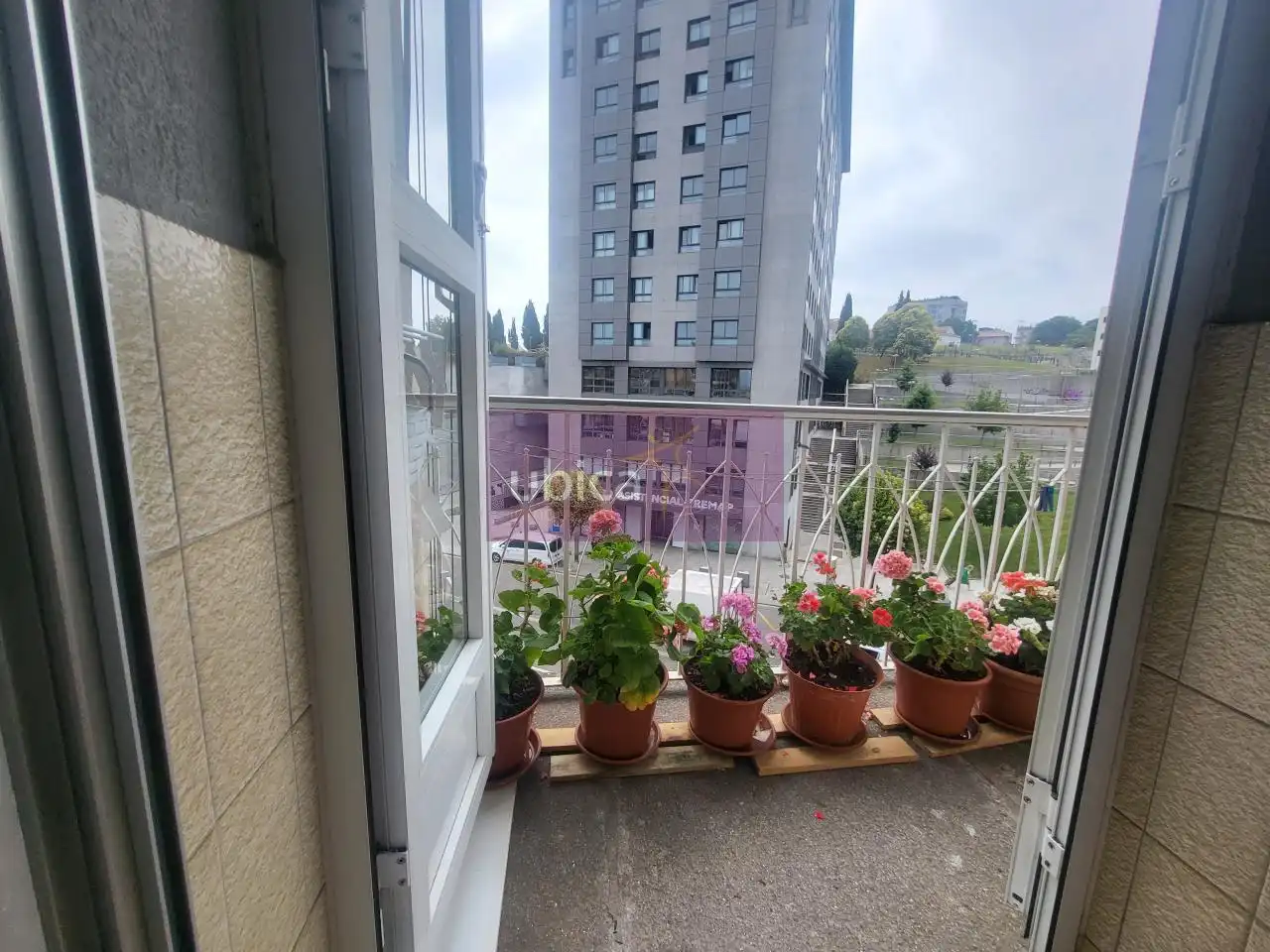 Balcony of Flat for sale in Vigo   with Heating, Parquet flooring and Terrace