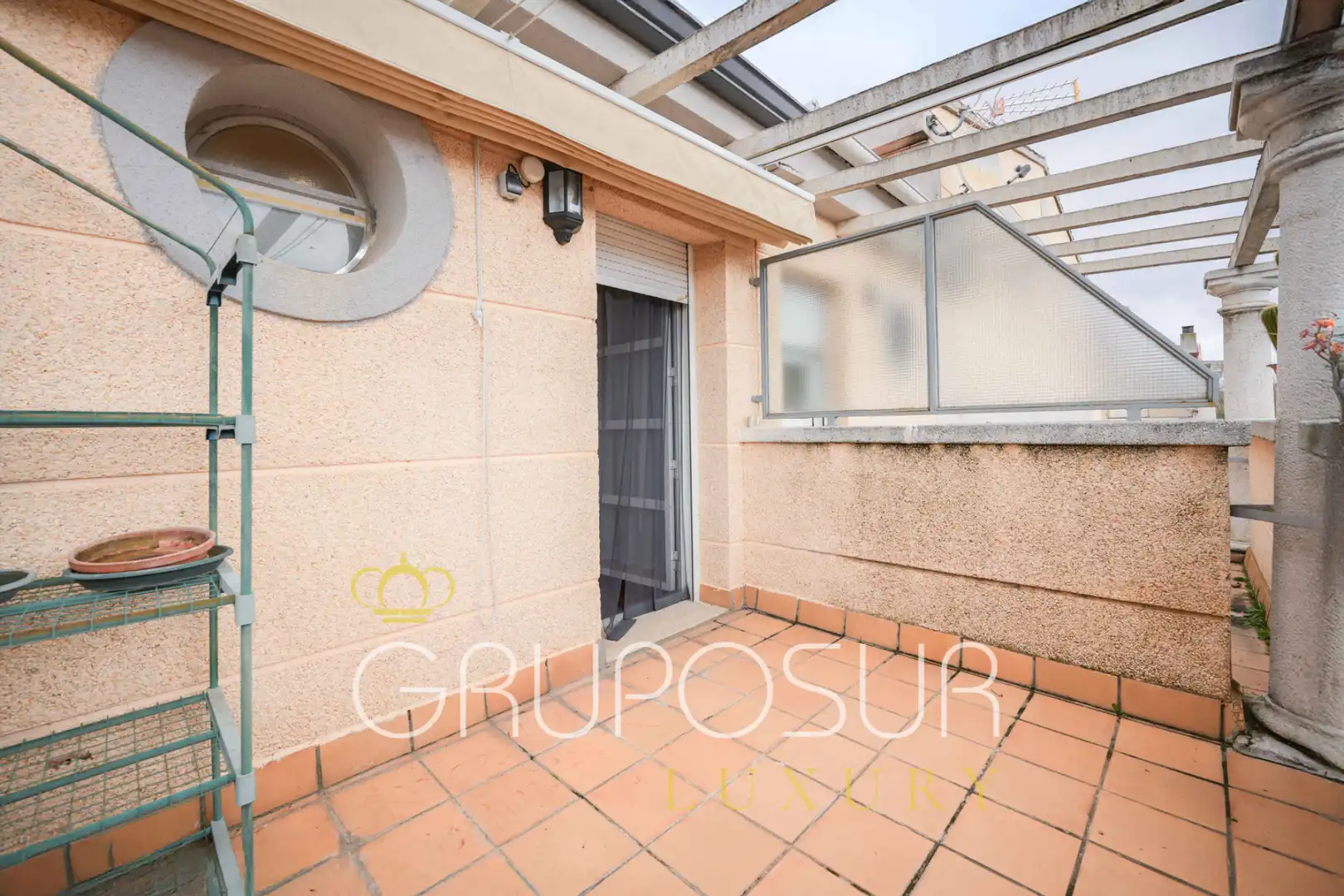 Terraza de Casa adosada en venta en Arroyo de la Encomienda con Calefacción, Jardín privado y Parquet