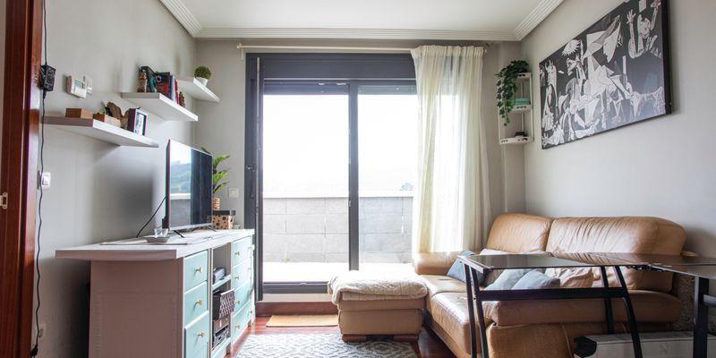 Wohnzimmer von Wohnung zum verkauf in Urduliz mit Terrasse