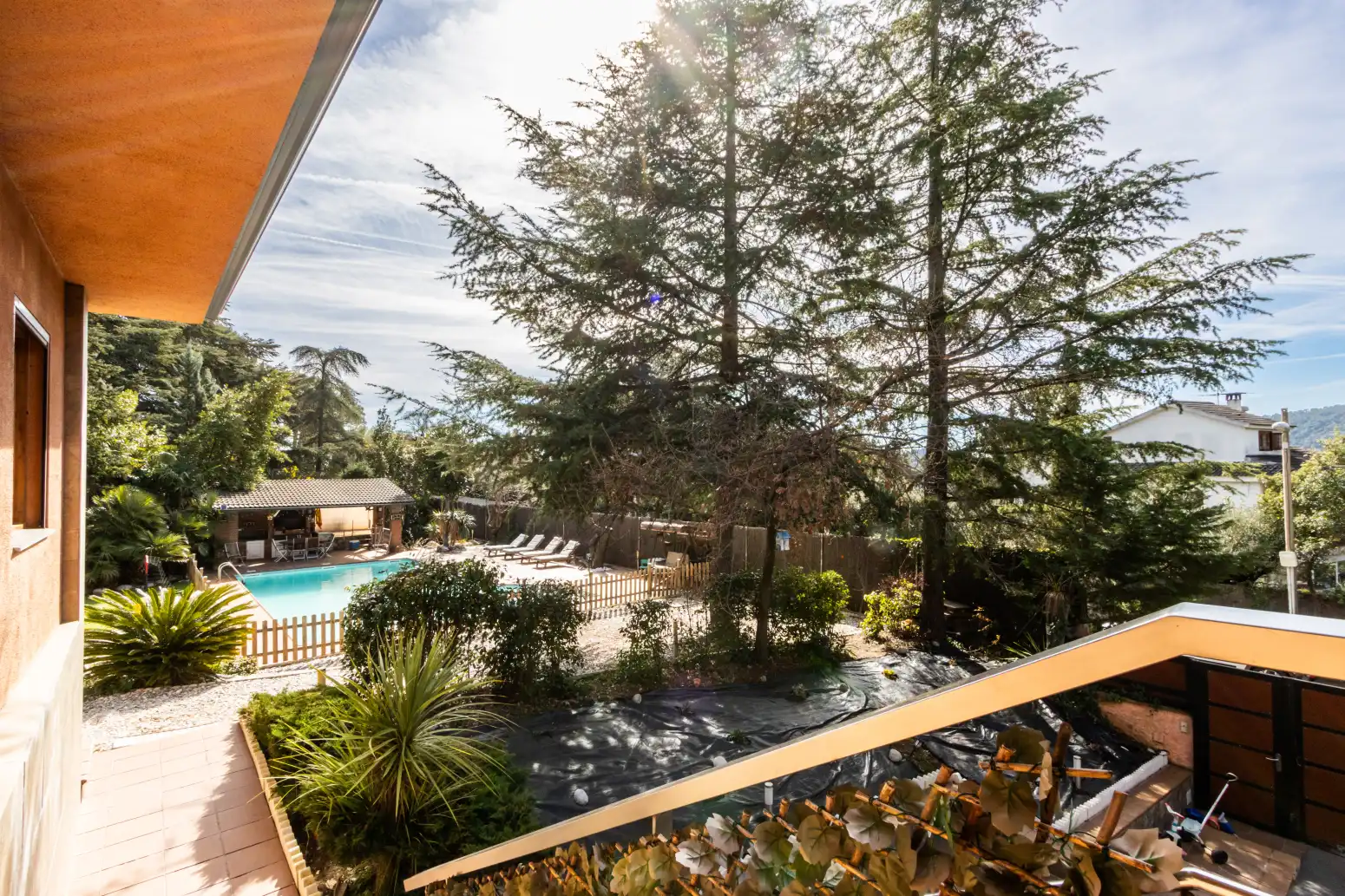 Piscina de Casa o xalet en venda en Matadepera amb Calefacció, Parquet i Terrassa