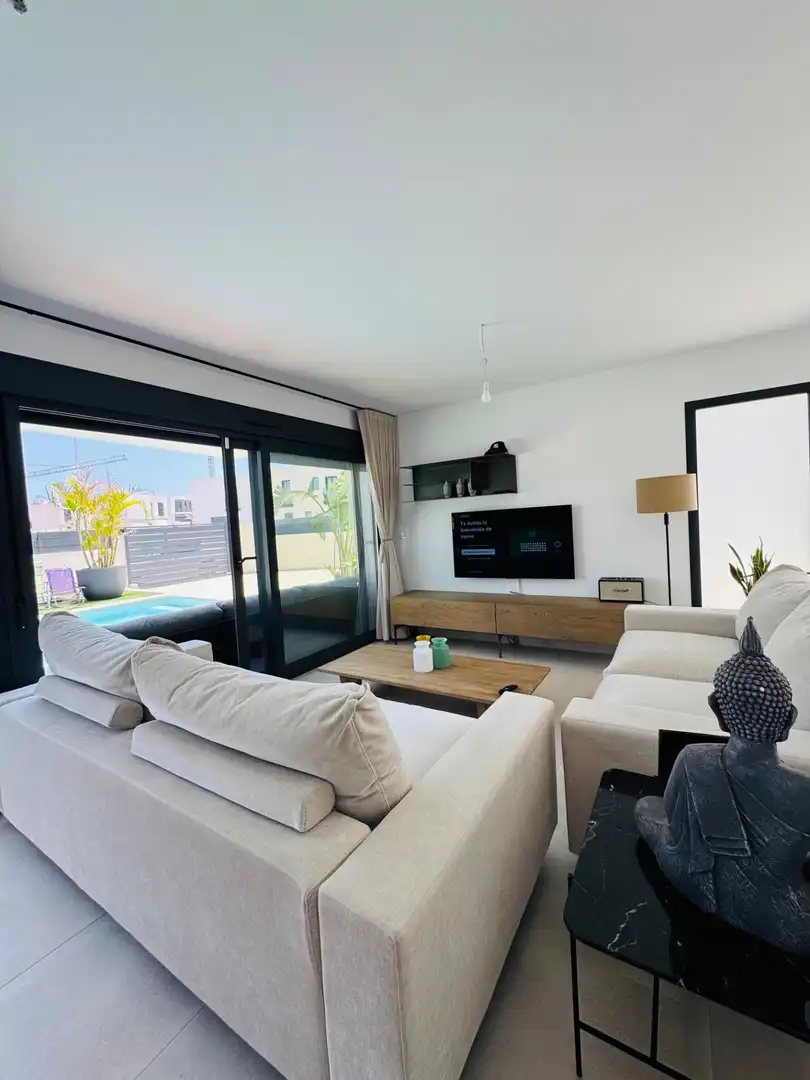 Living room of Houses for rent in Santa Pola  with Air Conditioner, Heating and Private garden