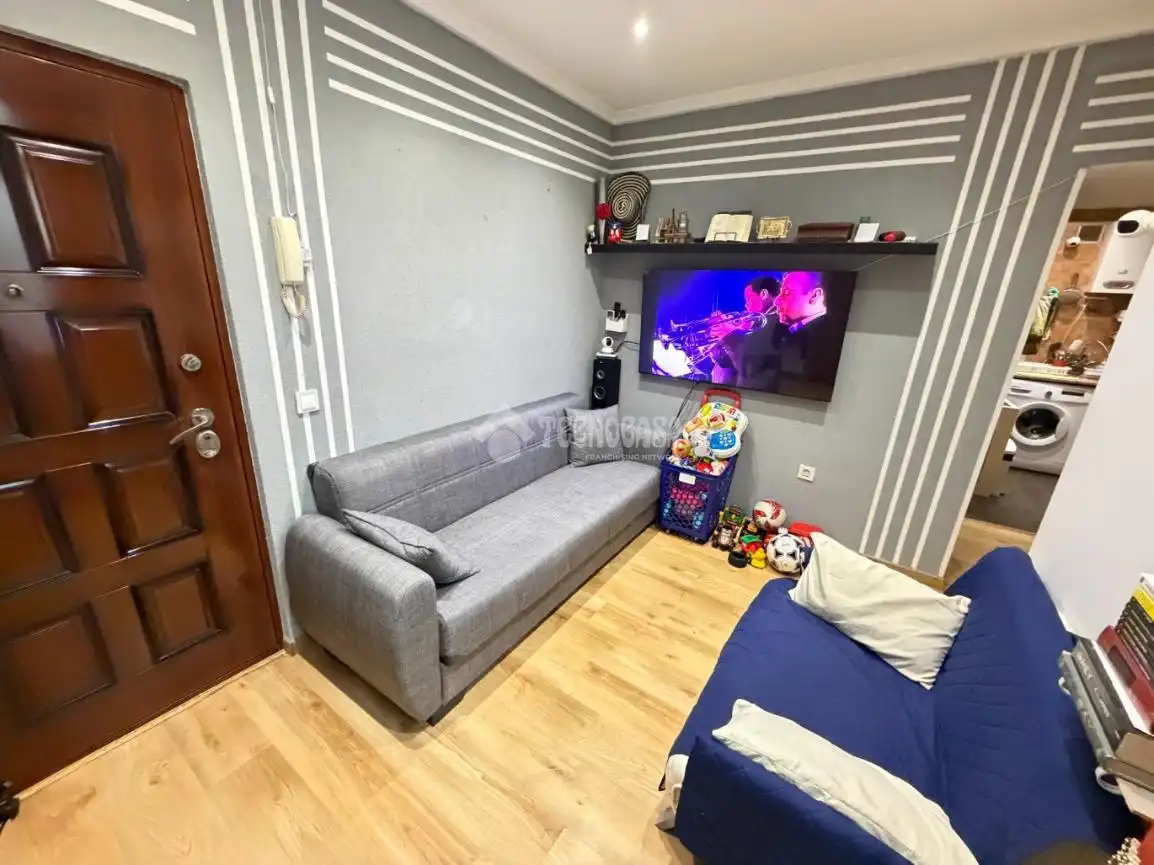Sala de estar de Piso en venta en Madrid con Aire acondicionado, Calefacción y Parquet