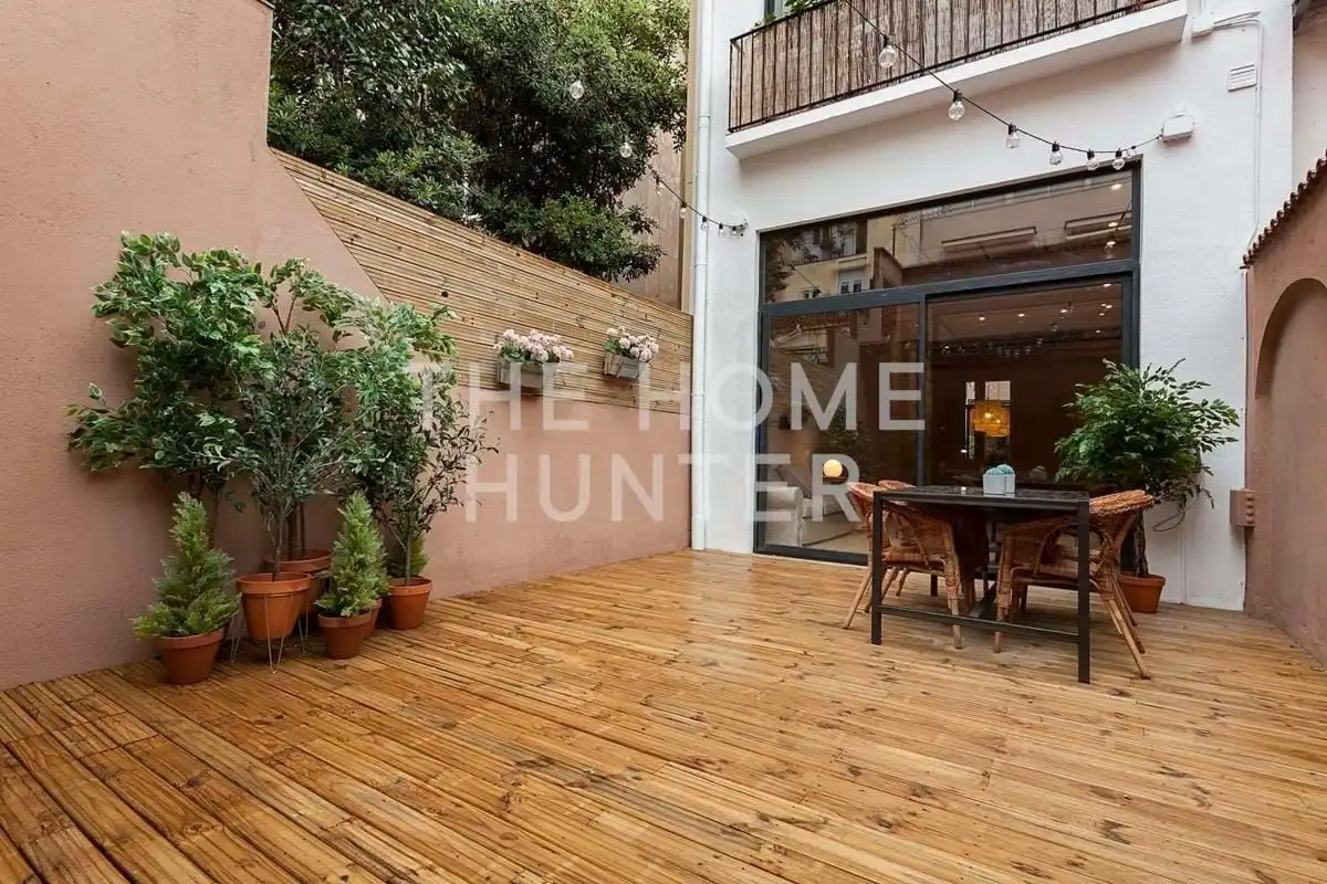 Terrasse von Wohnung zum Verkauf in Barcelona mit Heizung, Privatgarten und Terrasse