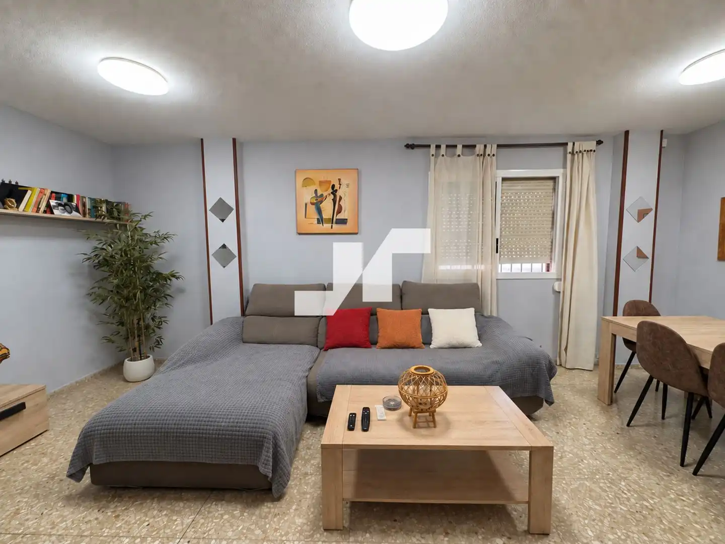 Sala d'estar de Pis en venda en Burriana / Borriana amb Aire condicionat