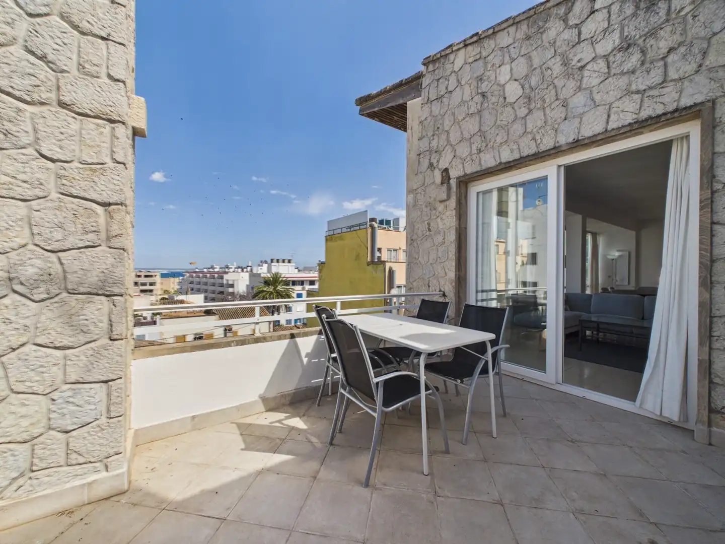 Terrassa de Apartament de lloguer en  Palma de Mallorca amb Aire condicionat