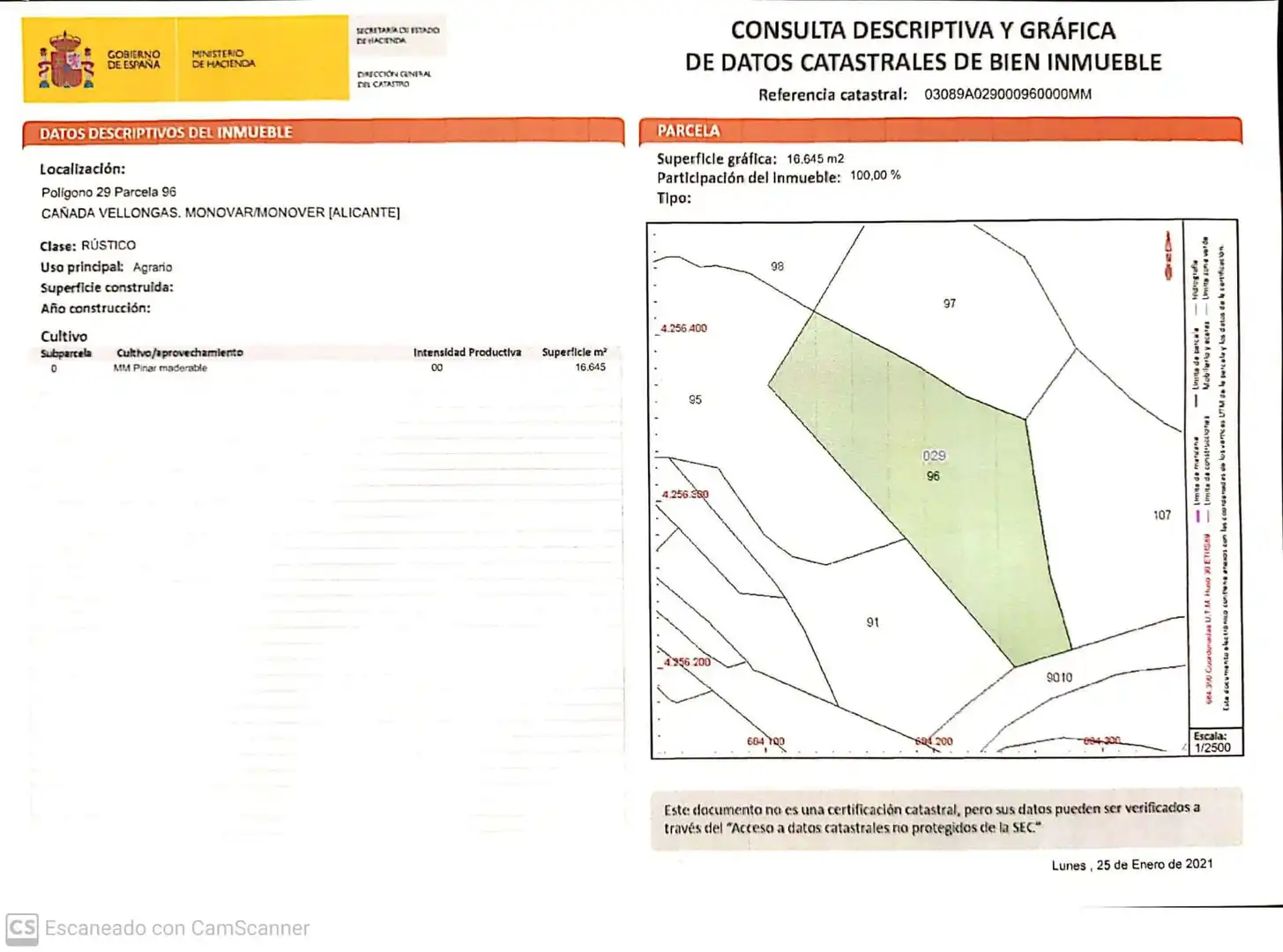 Terreno rústico en venta en CV-83, imagen 6
