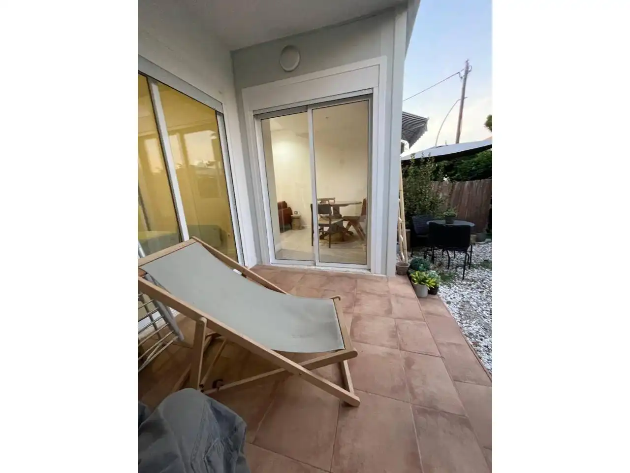 Terrasse von Wohnung zur Miete in Castelldefels mit Klimaanlage, Privatgarten und Terrasse