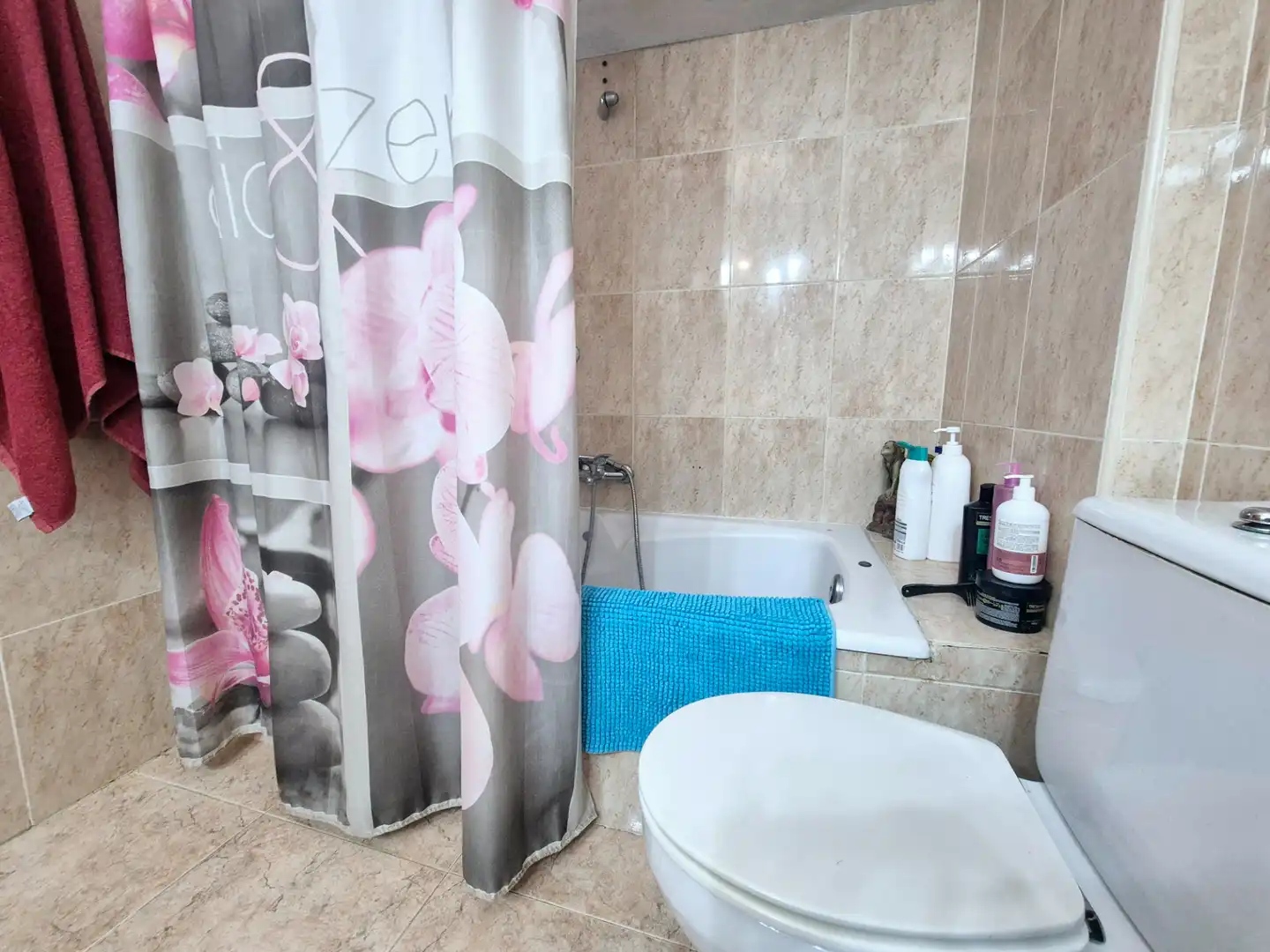Baño de Dúplex en venta en Malgrat de Mar con Aire acondicionado, Terraza y Amueblado