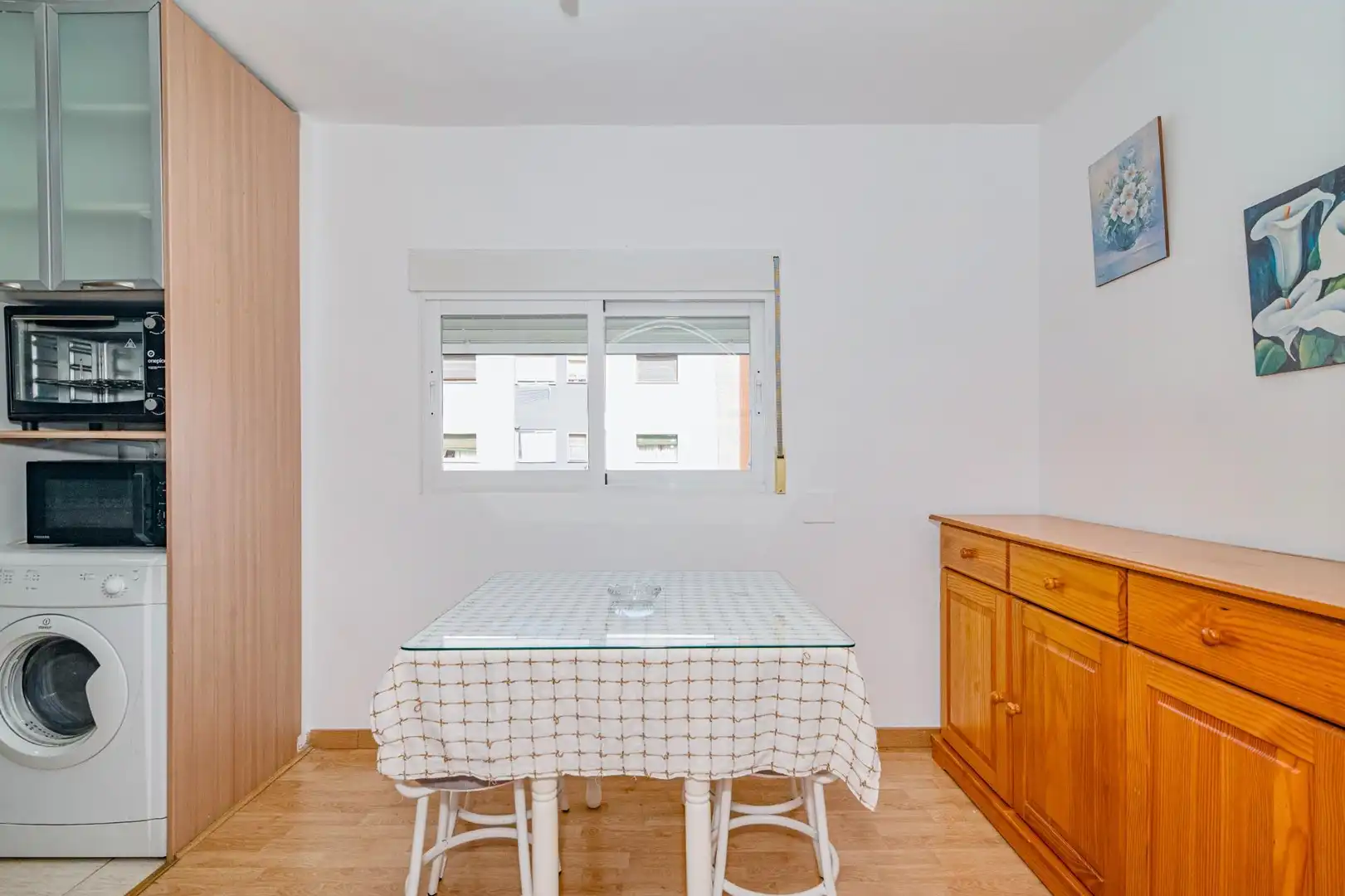 Dining room of Flat for sale in Granada  with Air Conditioner and Balcony