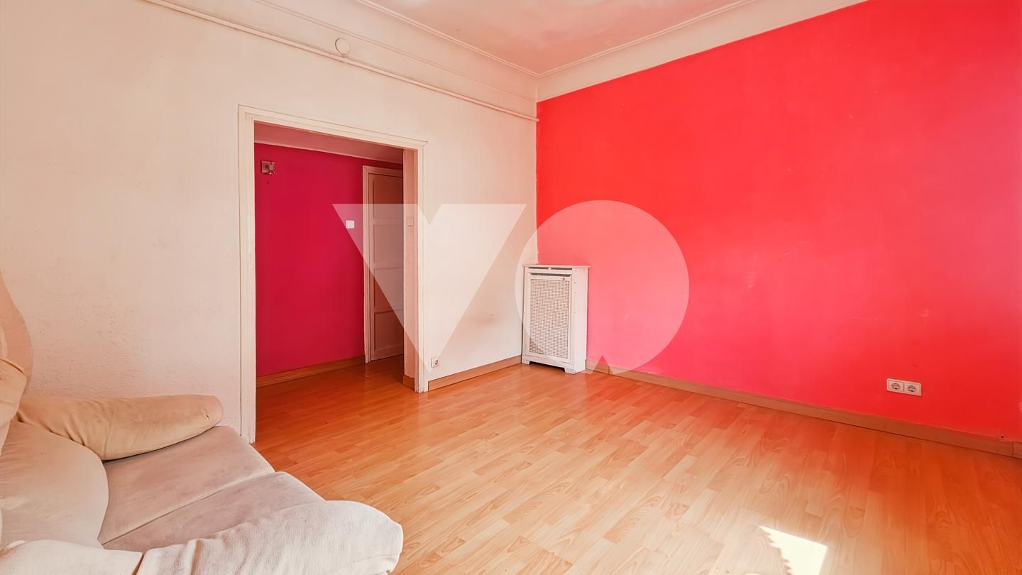 Living room of Flat for sale in  Madrid Capital  with Heating
