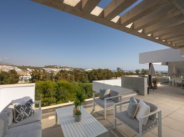 Àtic amb piscina en venda a La Cala Mijas