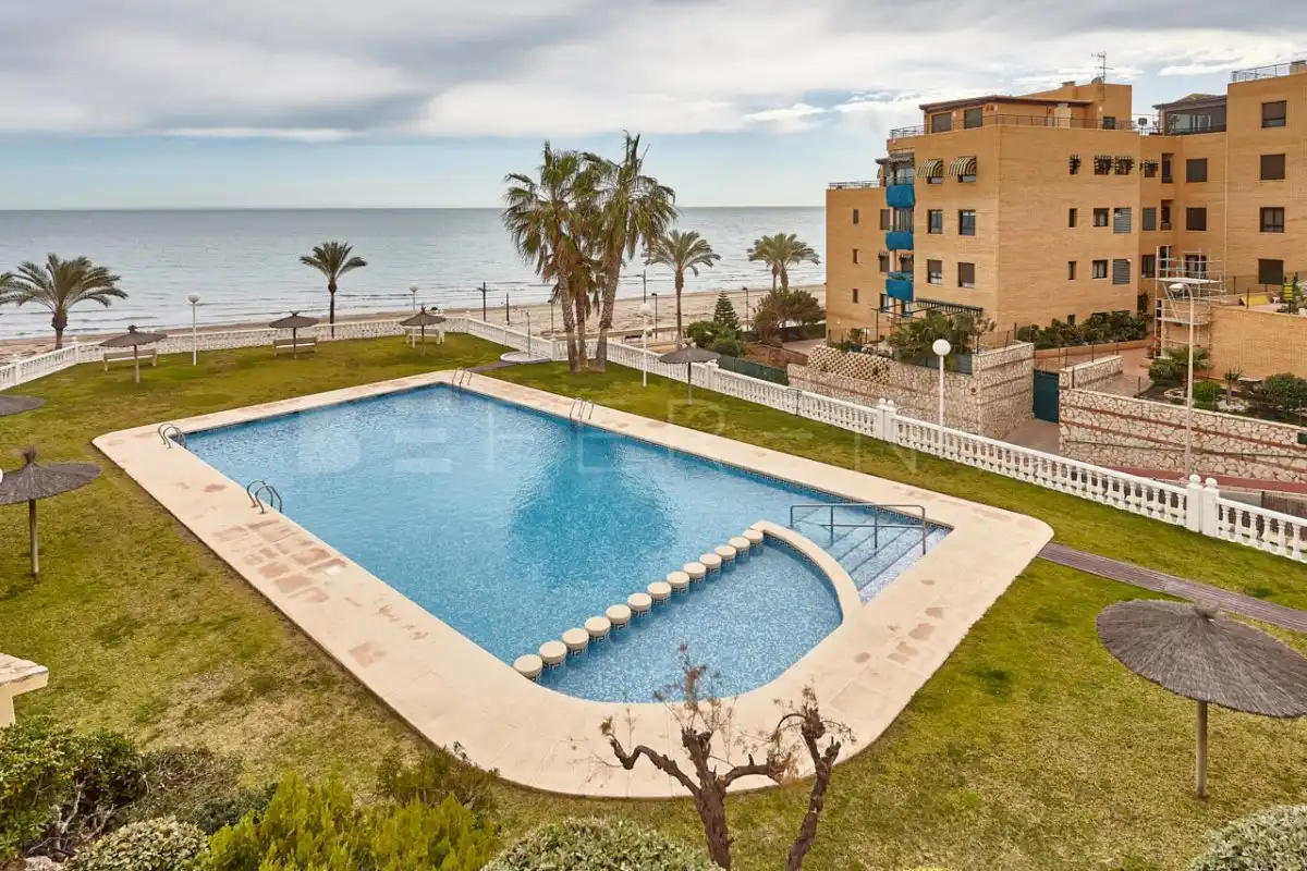 Swimming pool of Apartments for rent in El Campello  with Air Conditioner, Heating and Private garden