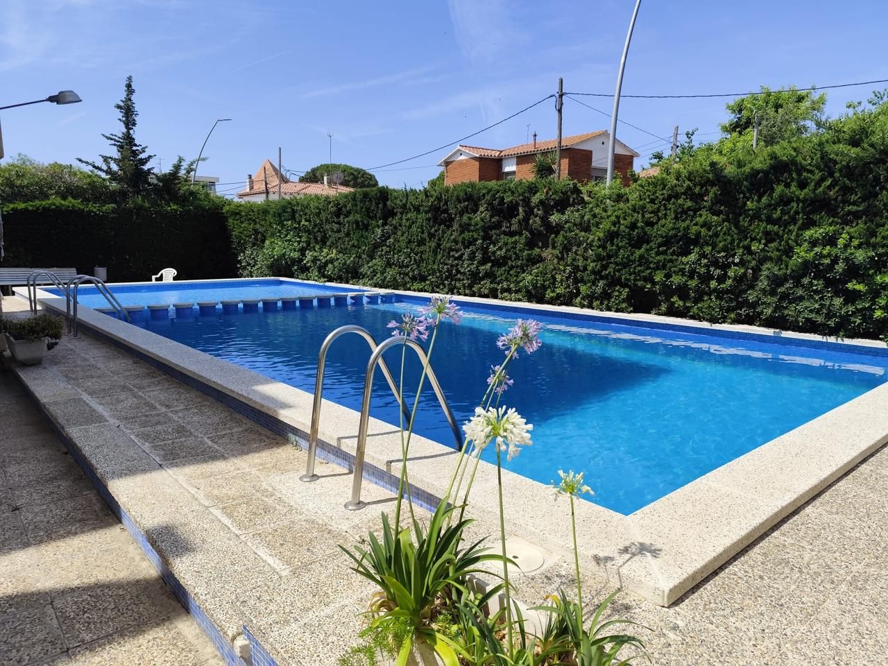 Swimming pool of Flat for sale in Castelldefels  with Community pool