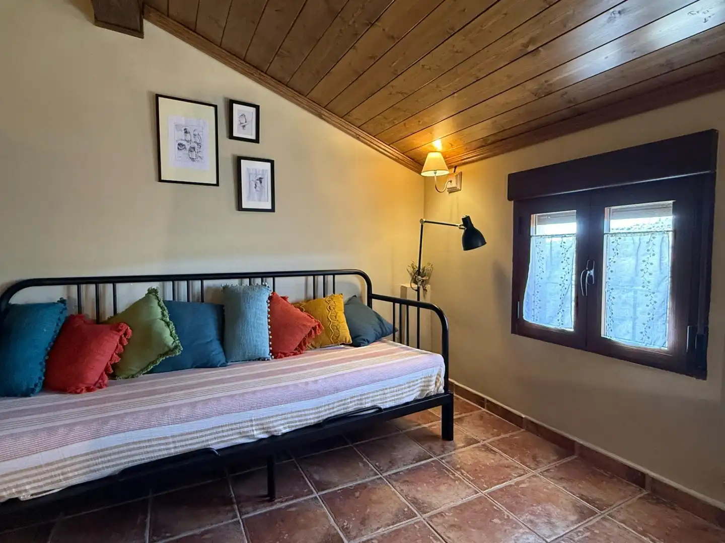 Habitación de Finca rústica en venta en Auñón con Terraza, Amueblado y Balcón