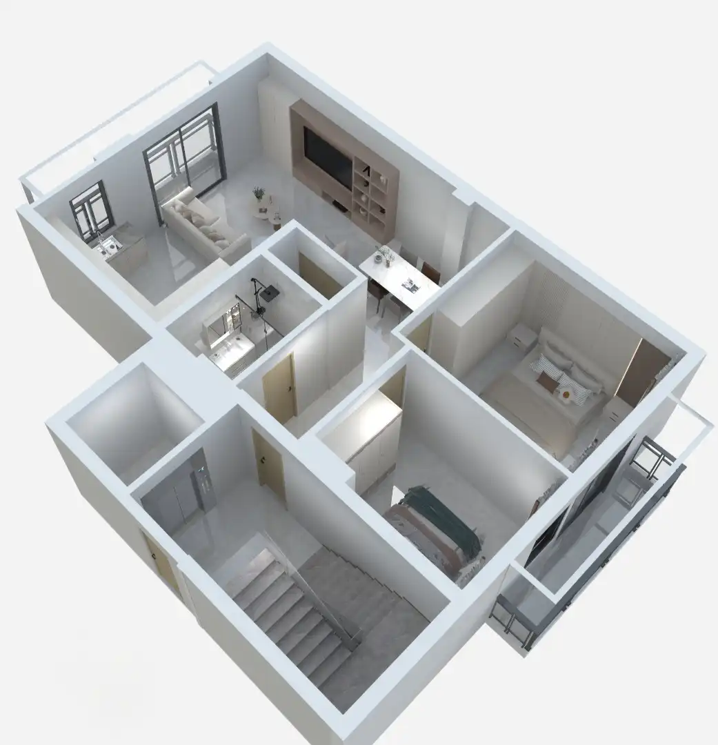 Neubau-Wohnung mit Terrasse zum Verkauf in Can Sant Joan, imagen 2