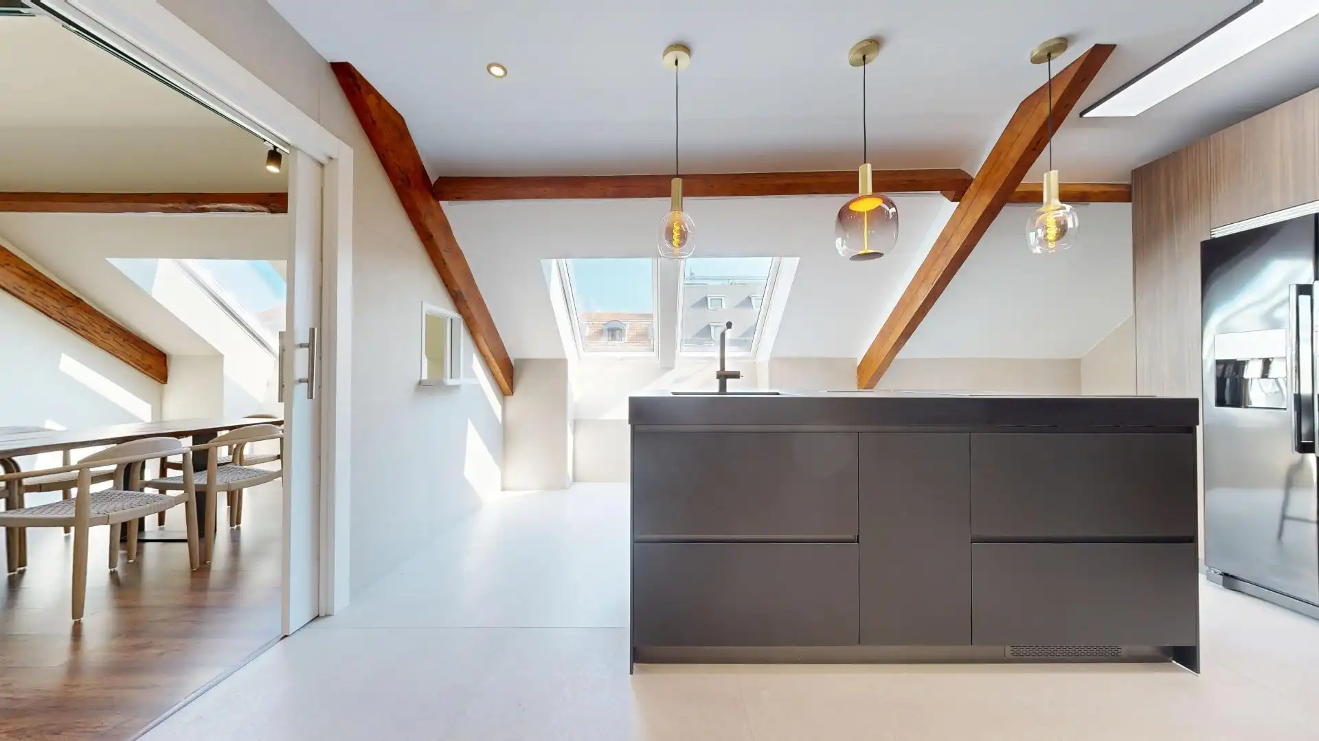 Kitchen of Flat for sale in Bilbao   with Heating and Alarm