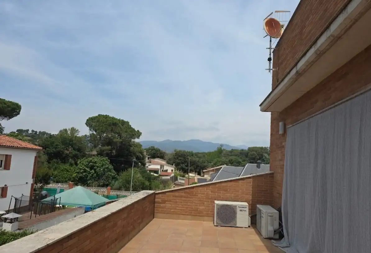 Terrasse von Haus oder Chalet zur Miete in Llinars del Vallès mit Klimaanlage und Balkon