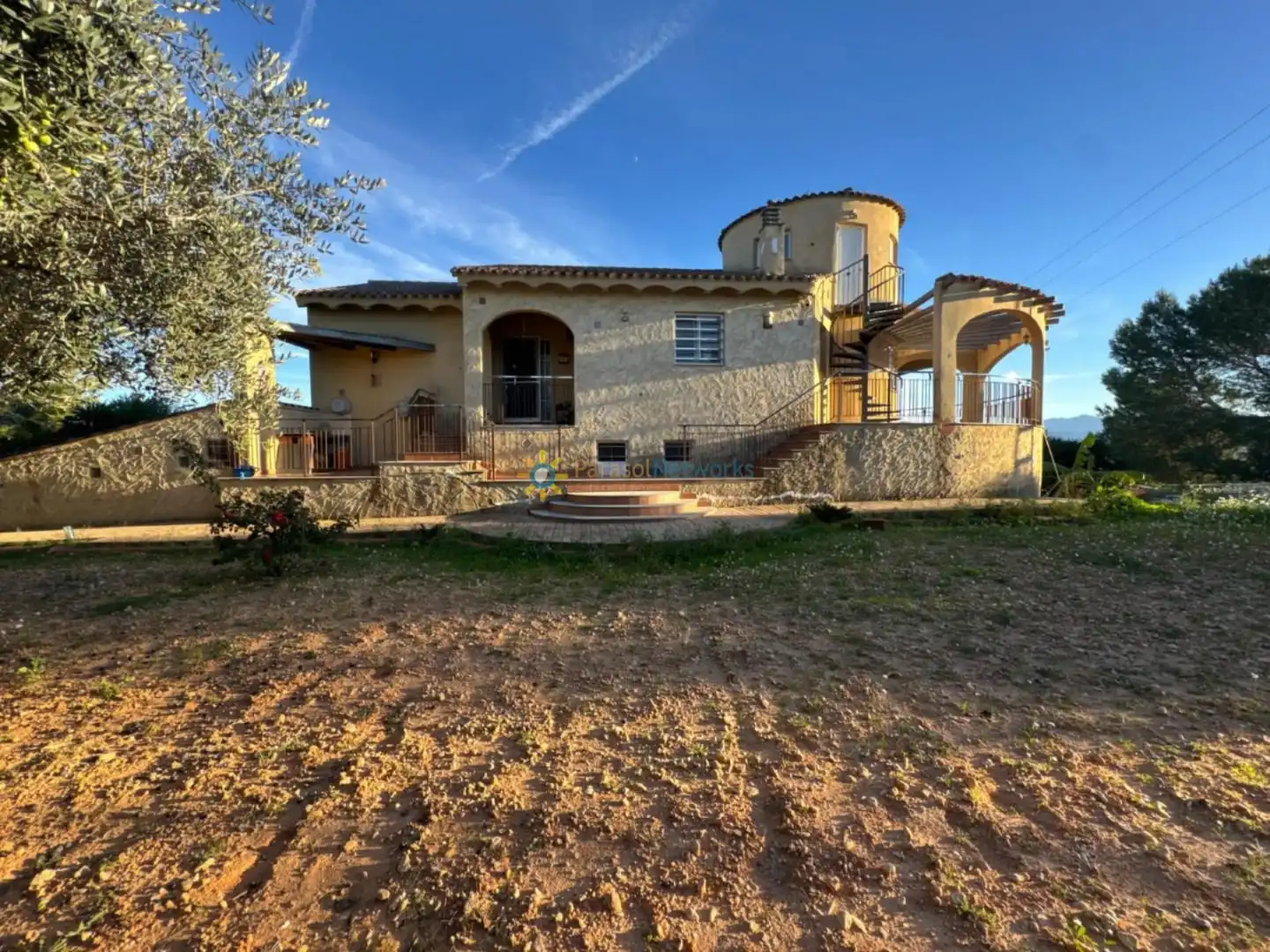 Vista exterior de Casa o chalet en venta en Benigànim con Aire acondicionado, Jardín privado y Terraza