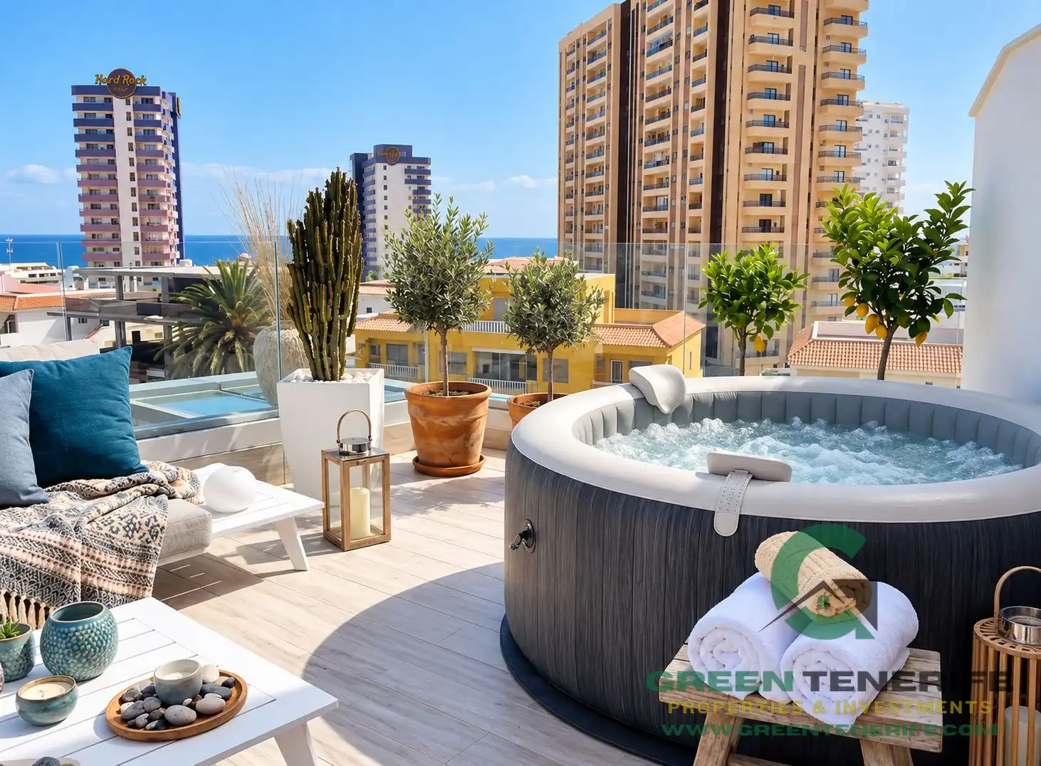 Terraza de Piso en venta en Adeje con Aire acondicionado, Terraza y Piscina