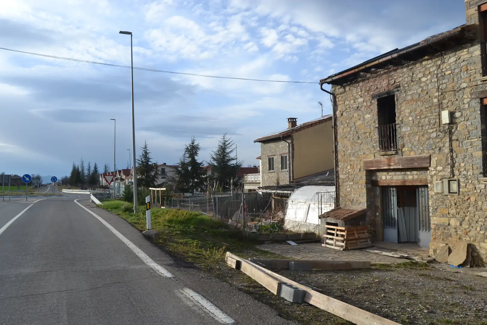 Vista exterior de Casa o xalet en venda en Santa Cilia amb Jardí privat