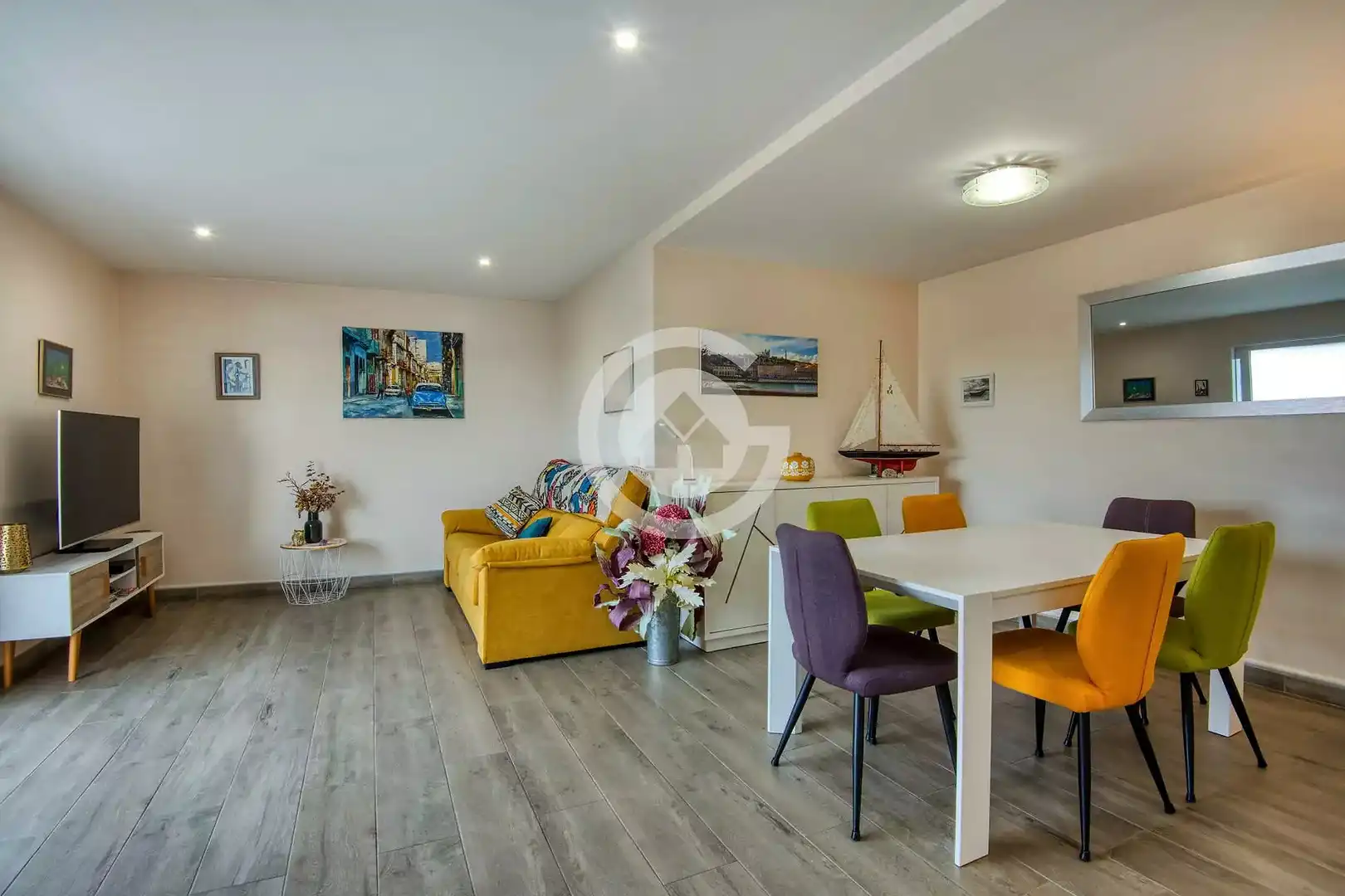 Sala de estar de Piso en venta en Palamós con Calefacción y Balcón