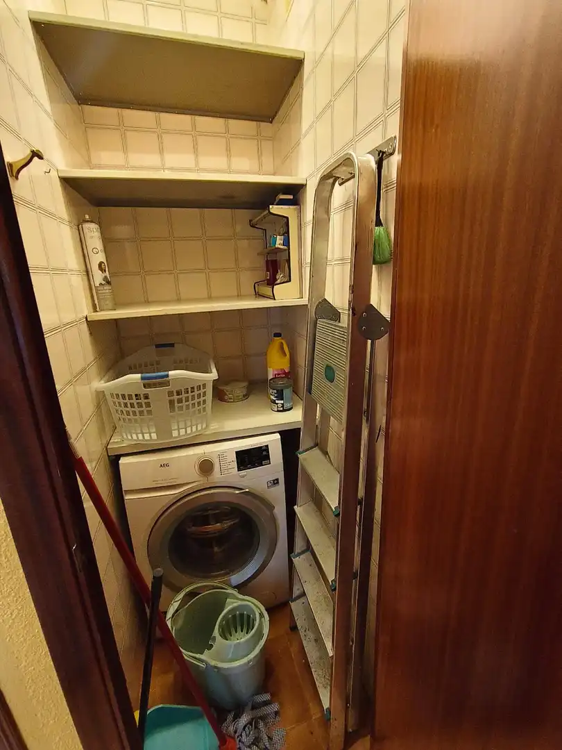 Cocina de Piso de alquiler en Ponferrada con Calefacción, Trastero y Amueblado