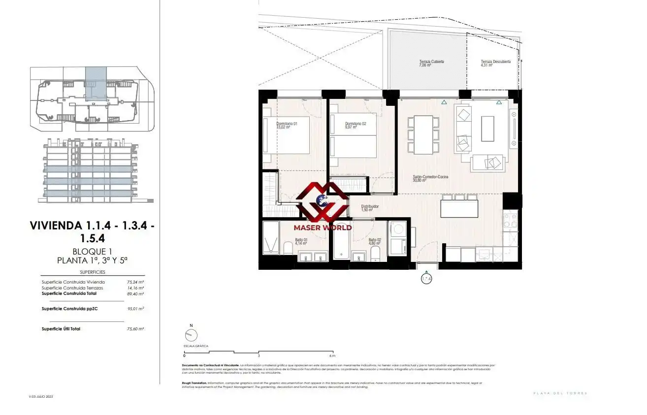 Apartment mit Pool zum Verkauf in Platja de Torres, imagen 16