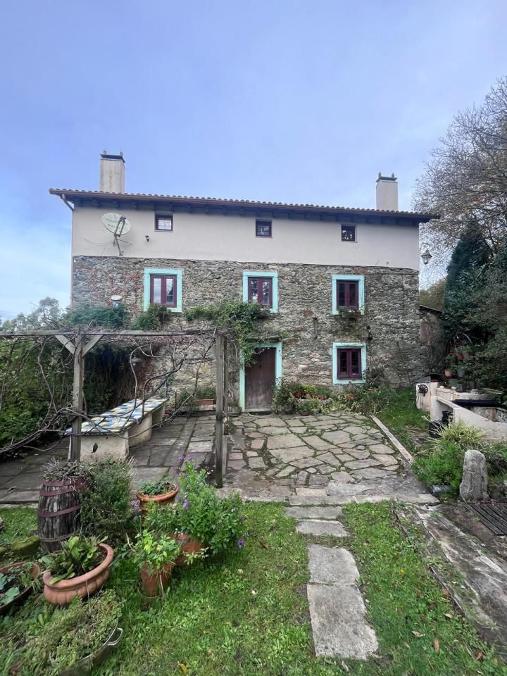 Exterior view of Country house for sale in San Sadurniño  with Heating, Private garden and Swimming Pool