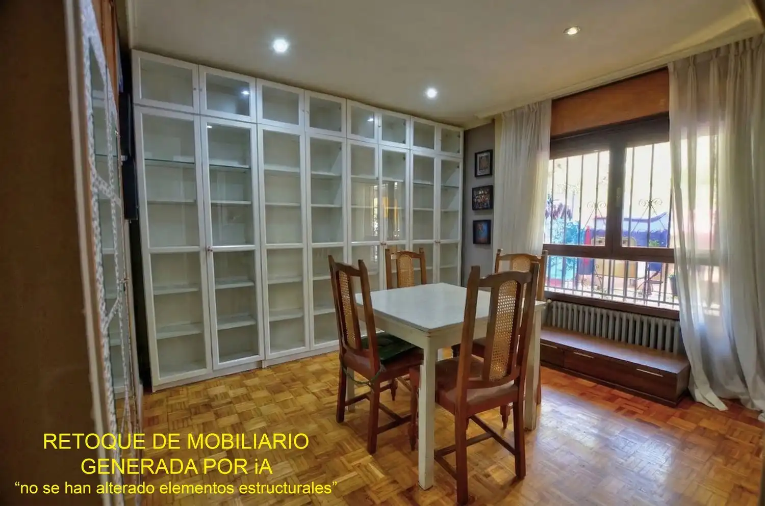 Menjador de Casa o xalet en venda en Lena amb Calefacció, Terrassa i Traster