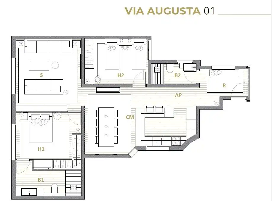 Wohnung mit Aufzug zum Verkauf in Via Augusta, imagen 7