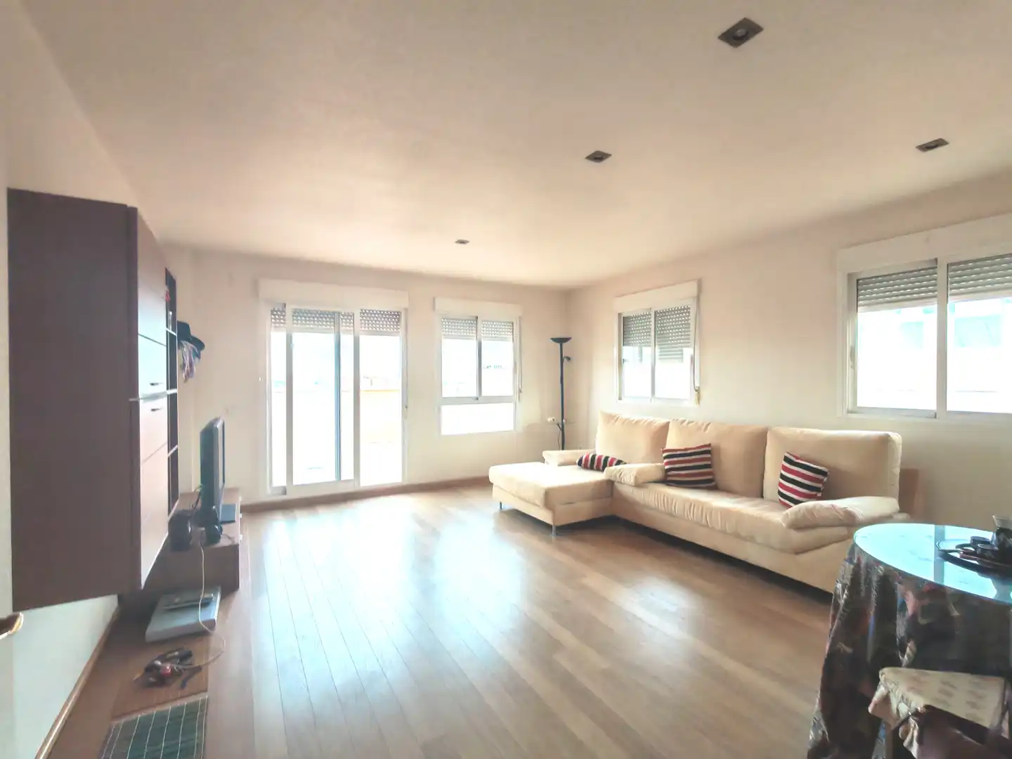 Living room of Attic for sale in Elche / Elx  with Air Conditioner, Terrace and Balcony