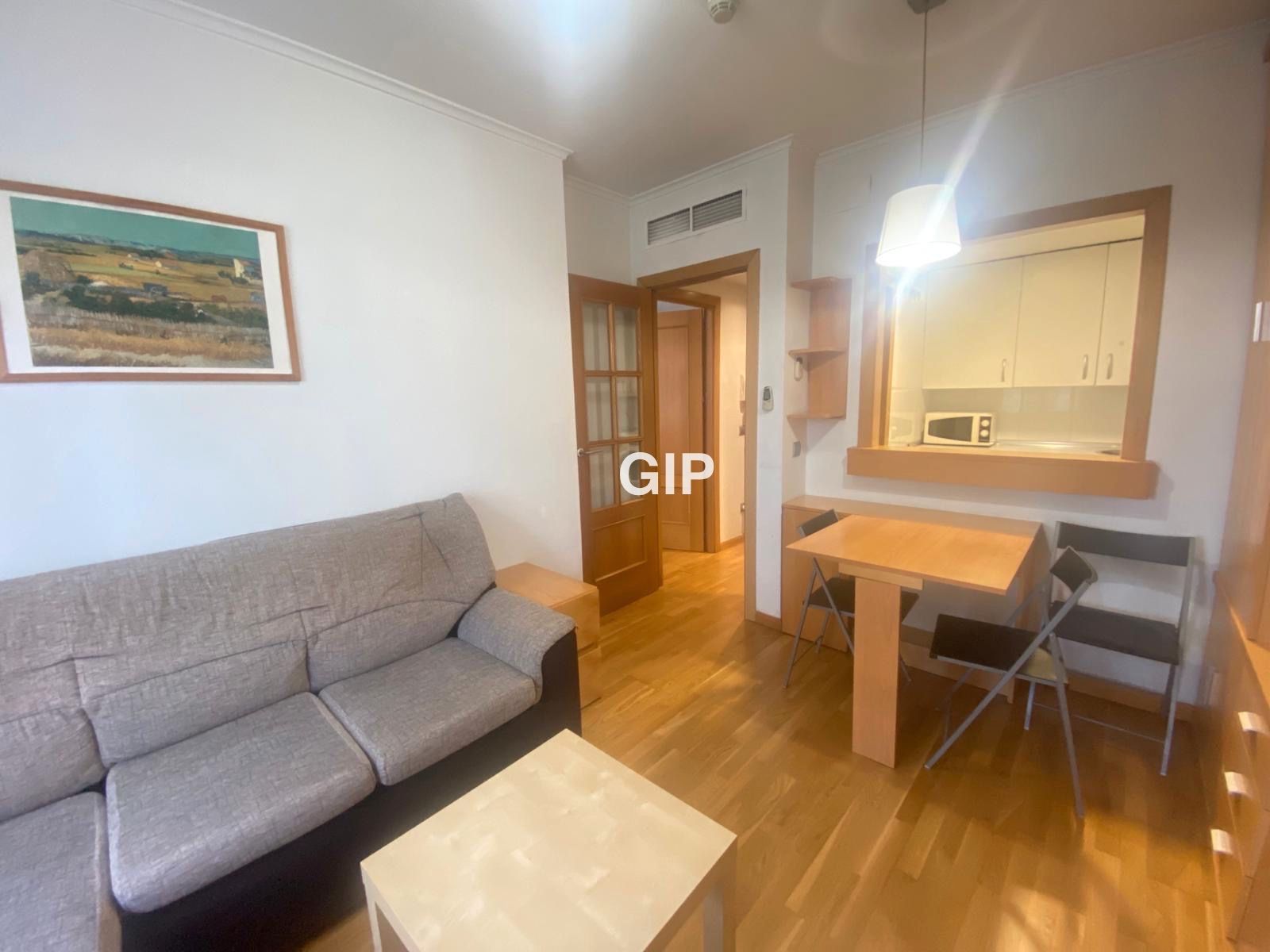 Sala d'estar de Apartament de lloguer en  Madrid Capital amb Aire condicionat, Calefacció i Parquet