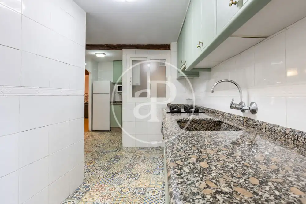 Cuina de Pis de lloguer en Valencia amb Aire condicionat, Calefacció i Terrassa