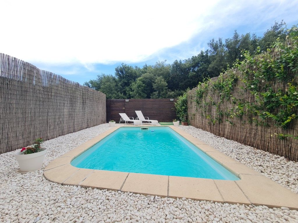 Swimming pool of House or chalet for sale in Girona Capital  with Air Conditioner and Terrace