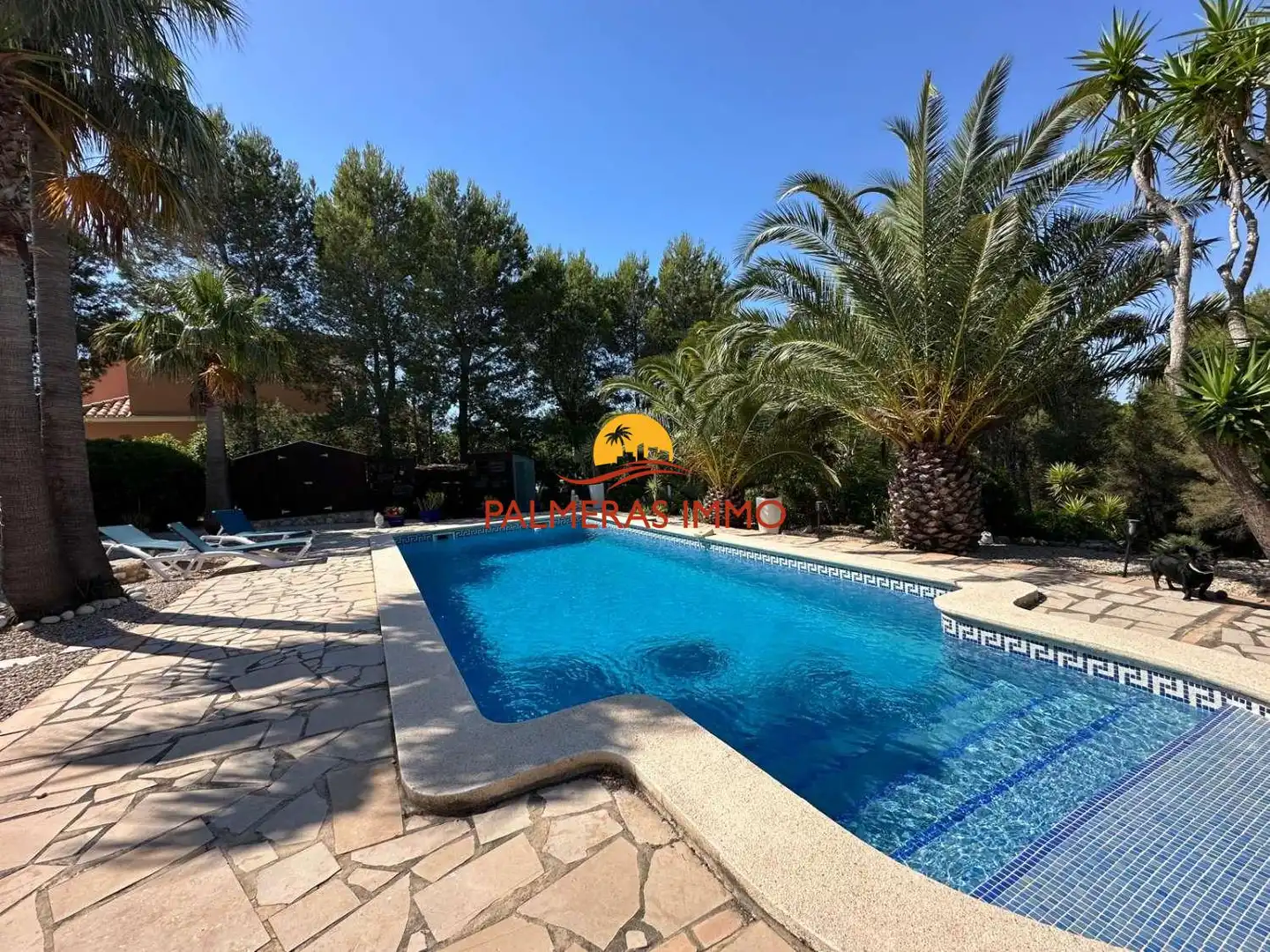 Garten von Haus oder Chalet zum Verkauf in L'Ametlla de Mar  mit Klimaanlage, Schwimmbad und Möbliert