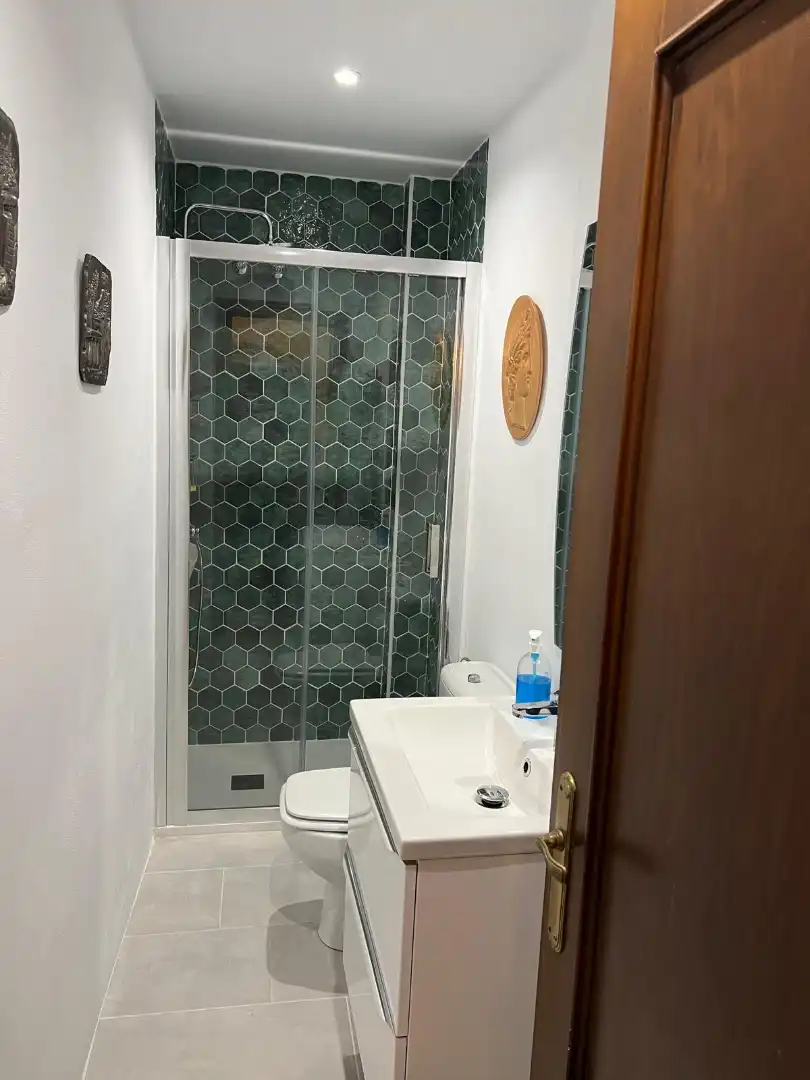Baño de Piso de alquiler en San Fernando con Terraza, Amueblado y Horno