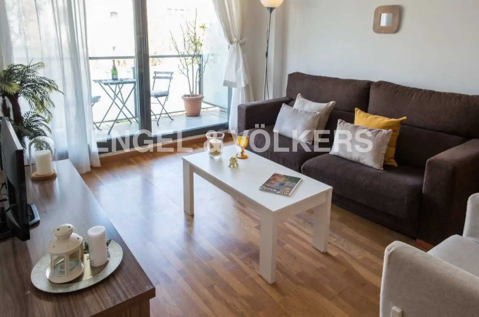 Balcony of Flat for rent in  Barcelona Capital  with Air Conditioner, Heating and Parquet flooring