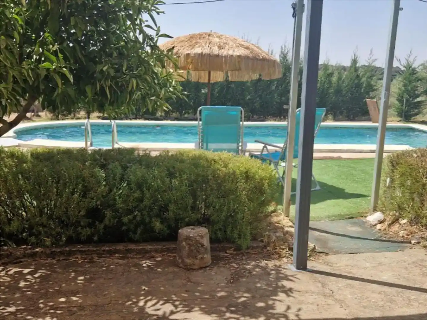 Schwimmbecken von Wohnung zum Verkauf in Casas de Millán mit Schwimmbad