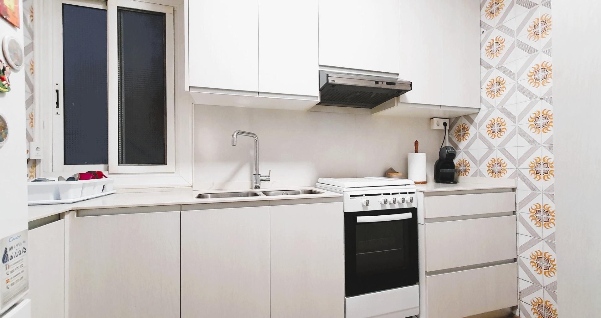 Kitchen of Flat for sale in Sabadell  with Parquet flooring