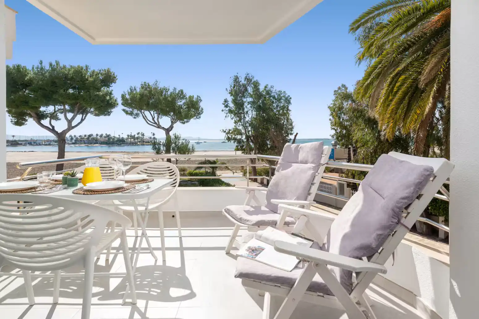 Terrasse von Wohnung zur Miete in Alcúdia mit Klimaanlage, Heizung und Terrasse