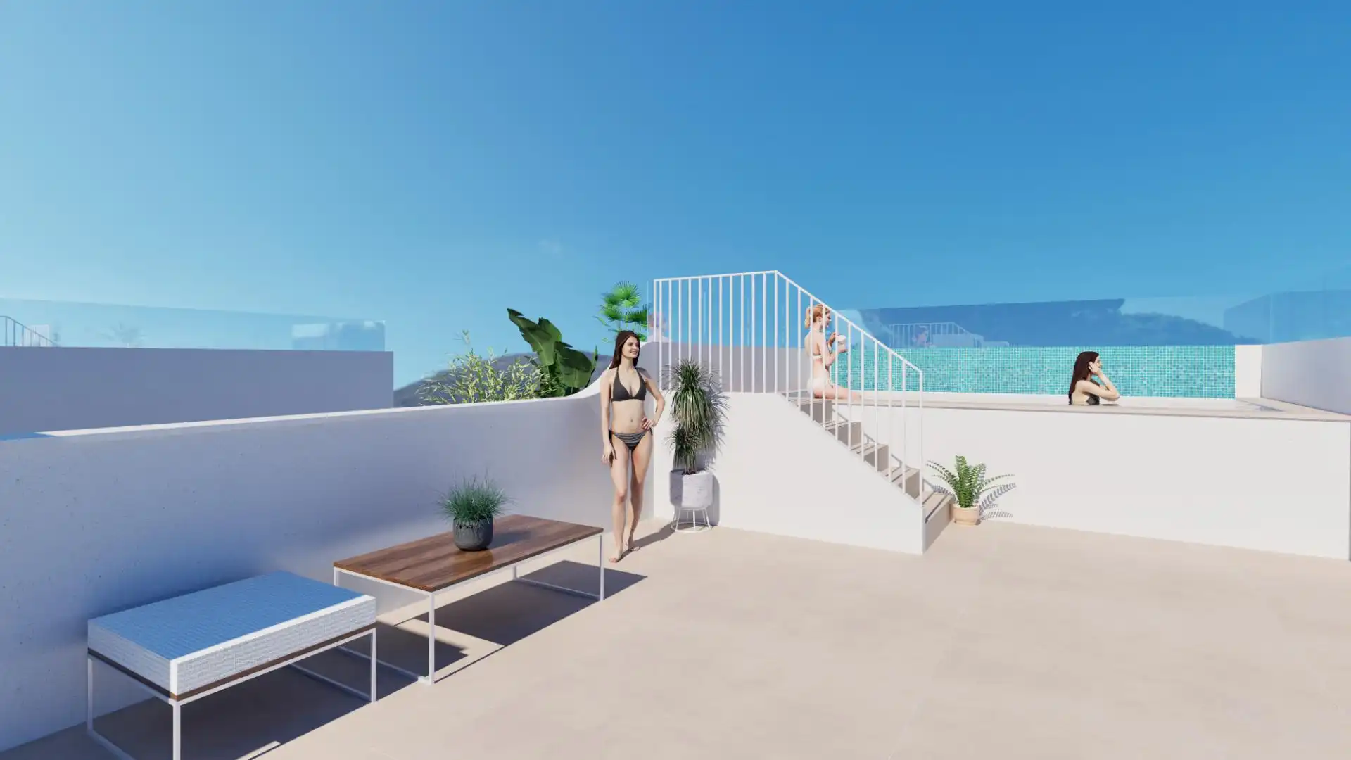 Penthouse with pool for sale in El Mojón, imagen 7