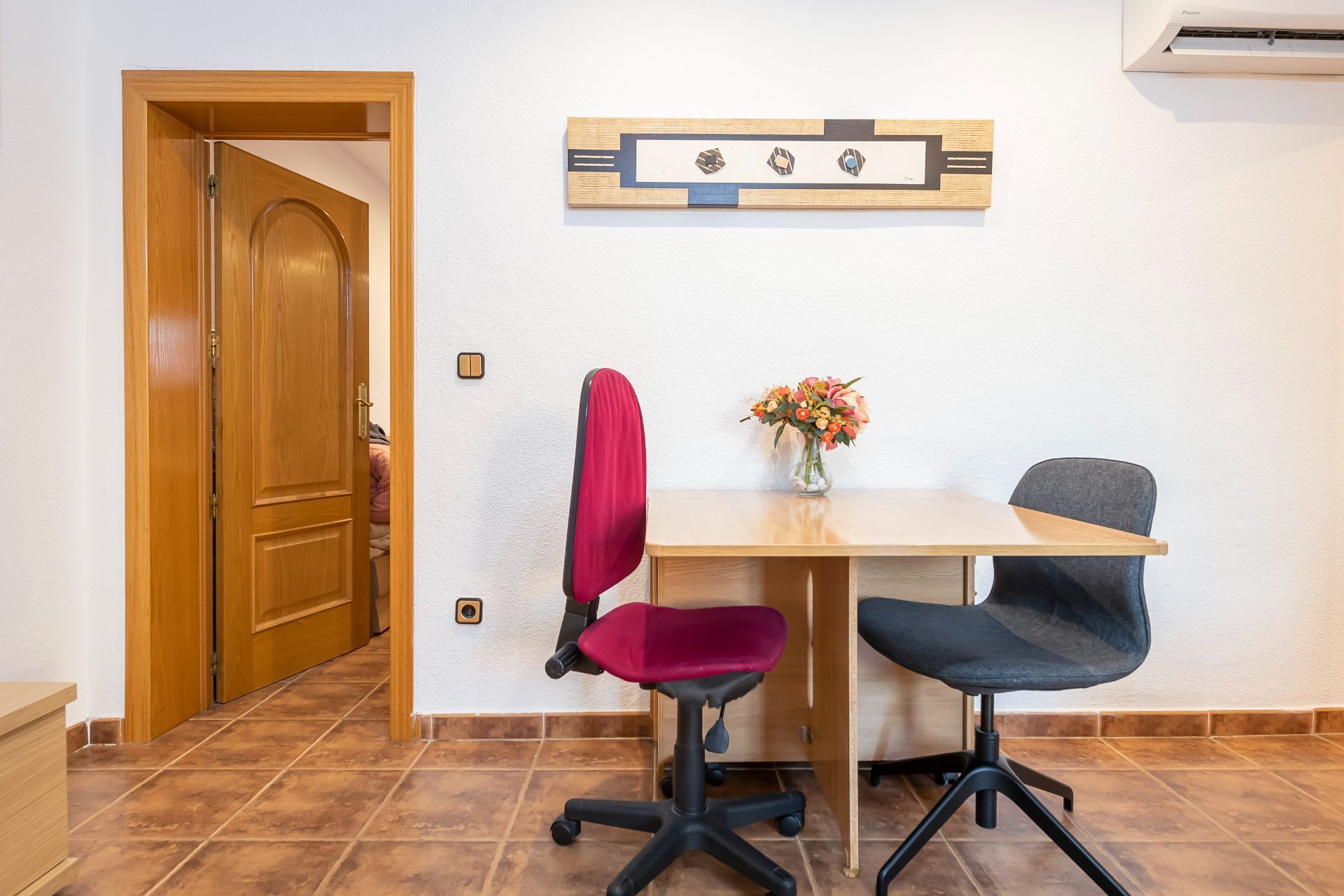 Dining room of Flat for sale in  Madrid Capital  with Air Conditioner