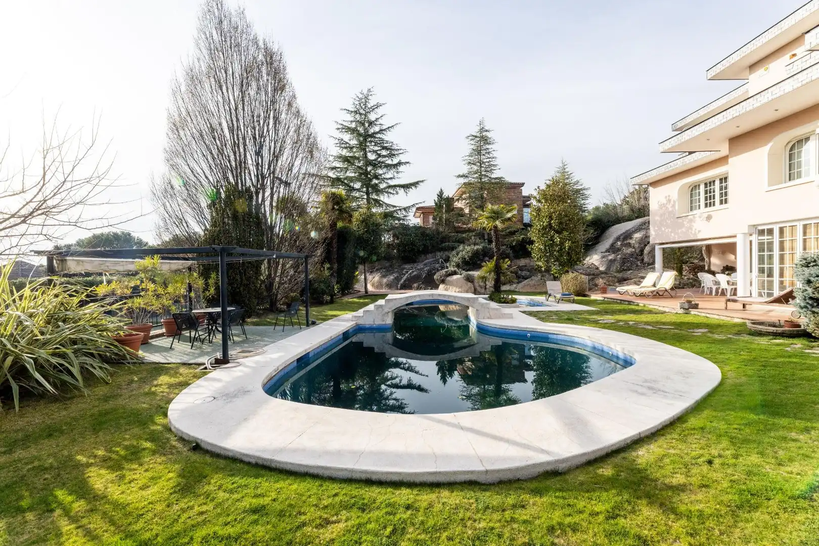 Swimming pool of Houses for sale in Torrelodones  with Heating, Private garden and Terrace